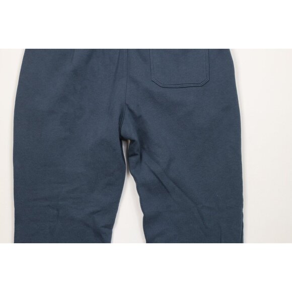 Vintage Y2K Hurley Surfing Mens Large Faded Cuffed Sweatpants Joggers Steel Blue - Picture 12 of 15